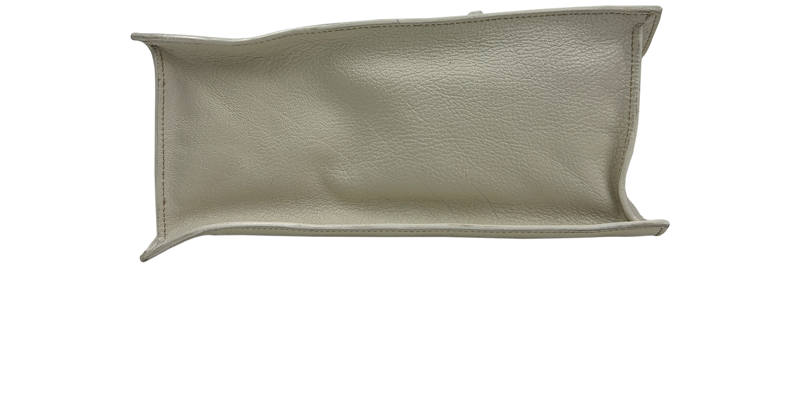 Madras Tote, 420&euro;, Bolso, Blanco, Animal - Piel, Vista superior